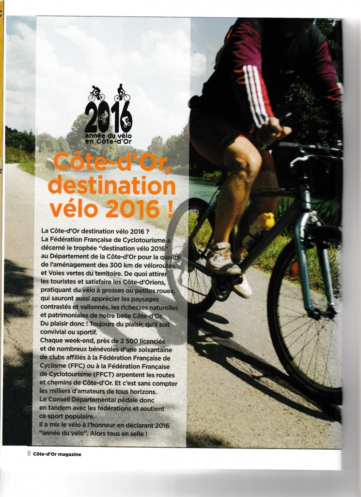 Côte d'or destination cyclisme